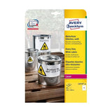 AVERY CONF 80 ADHESIVO ETICHETTE DE POLIÉSTER 105X148 mm BLANCO 