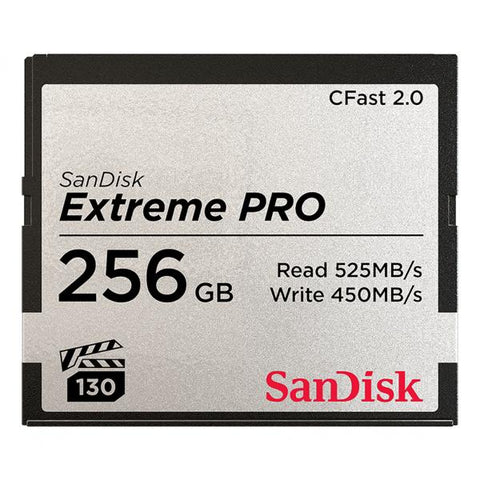 Sandisk Extreme Pro memoria flash 256 GB CFast 2.0