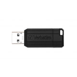 VERBATIM MEMORY USB-32GB-PIN STRIPE BLACK 49064