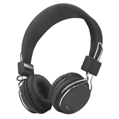 TRUST CUFFIA ZIVA CON MICROFONO3.5MM NERO 21821