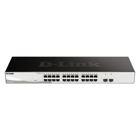 D-Link DGS-1210-26 switch di rete Gestito L2 Gigabit Ethernet (10/100/1000) Nero, Grigio 1U
