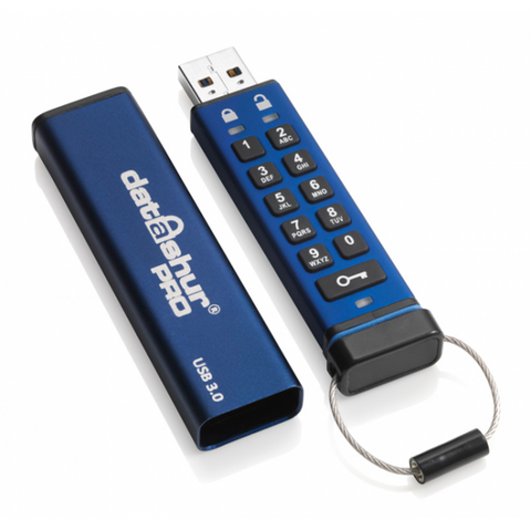 iStorage datAshur Pro unità flash USB 4 GB USB tipo A 3.2 Gen 1 (3.1 Gen 1) Blu