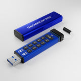 iStorage datAshur Pro unità flash USB 4 GB USB tipo A 3.2 Gen 1 (3.1 Gen 1) Blu