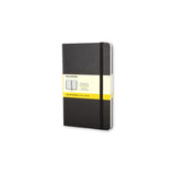 MOLESKINE TACCUINO FORMATO POCKET140X90 mm 192 FOGLI A QUADRETTI 5M COPERTINA RIGIDA CON ELASTICO NERO