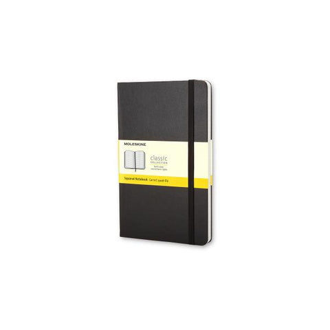 MOLESKINE TACCUINO FORMATO POCKET140X90 mm 192 FOGLI A QUADRETTI 5M COPERTINA RIGIDA CON ELASTICO NERO