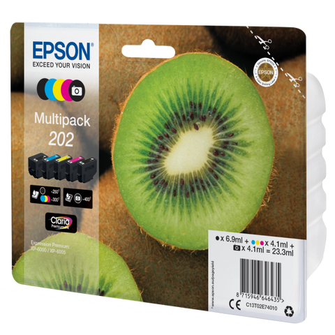 Epson Kiwi Multipack 5-colours 202 Claria Premium Ink