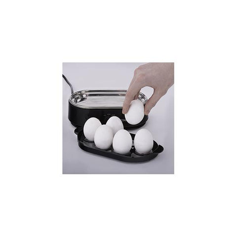 Cloer 6080 Pentolino per uova 6 uovo/uova 350 W Nero