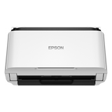 Epson DS-410 Scanner a foglio 600 x 600 DPI A4 Nero, Bianco (DS410 - Document scanner - Duplex - A4 - 600 dpi x 600 dpi - up to 26 ppm [mono] / up to 26 ppm [colour] - ADF [50 sheets] - up to 3000 sc