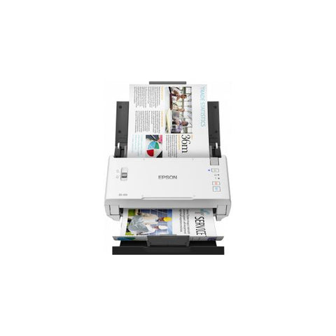 Epson DS-410 Scanner a foglio 600 x 600 DPI A4 Nero, Bianco (DS410 - Document scanner - Duplex - A4 - 600 dpi x 600 dpi - up to 26 ppm [mono] / up to 26 ppm [colour] - ADF [50 sheets] - up to 3000 sc