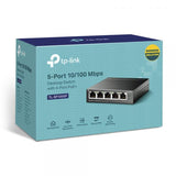 TP-Link Switch desktop 5 porte 10/100Mbps 4 PoE TP Link TL-SF1005P