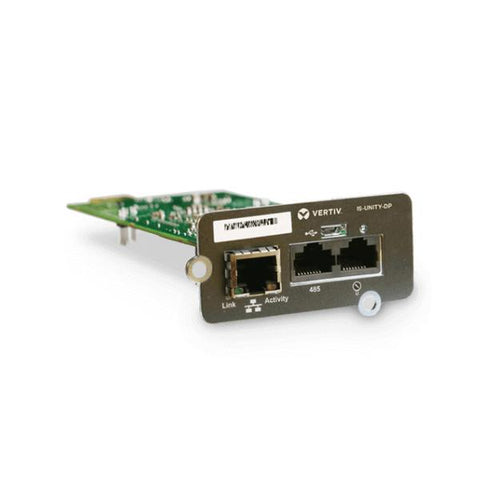 Vertiv Liebert IS-UNITY-SNMP scheda di rete e adattatore Interno Ethernet 100 Mbit/s (SNMP WEB CARD FOR LIEBERT - GXT3/GXT4 INTELLISLOT)