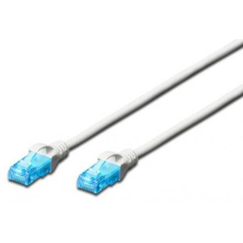 DIGITUS CAVO DI RETE UTP, CAT 5E, NON SCHERMATO, 0,25MT, GRIGIO