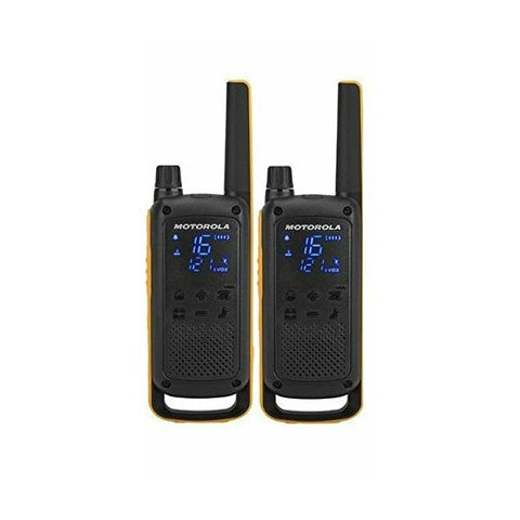 Motorola T82 Extreme Twin Pack ricetrasmittente 16 canali Nero, Arancione