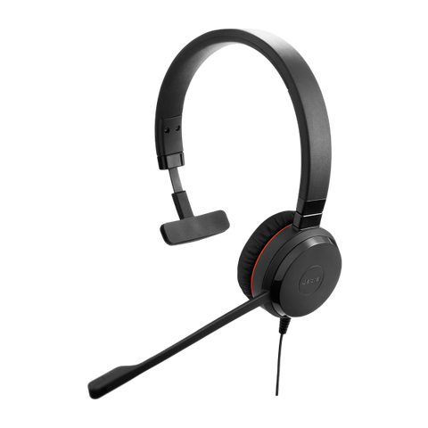 JABRA EVOLVE 20SE MONO CUFFIE USB CON CANCELLAZIONE DEL RUMORE OTTIMIZZATE PER MICROSOFT LYNC COLORE NERO