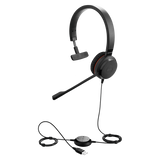 JABRA EVOLVE 20SE MONO CUFFIE USB CON CANCELLAZIONE DEL RUMORE OTTIMIZZATE PER MICROSOFT LYNC COLORE NERO