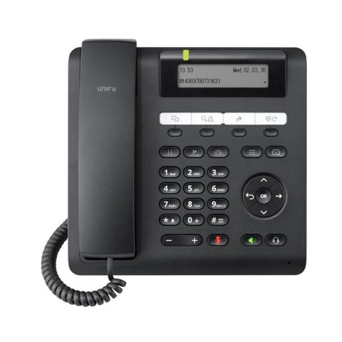 Unify OpenScape Desk Phone CP205 telefono IP Nero