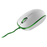 MEDIACOM M-MEB50 MOUSE USB 1.000 DPI COLORE BIANCO-BLU VERDE ARANCIONE