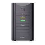 TRUST OXXTRON GRUPPO DI CONTINUITA' 1.000 VA 480 WATT CON 2 PRESE SHUCKO NERO