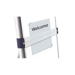Nobo Cavalletto magnetico portatile in acciaio Classic con bracci estensibili (Nobo 1901920 Impression Pro Nano Clean Mobile Flipchart Easel including extendable arms)