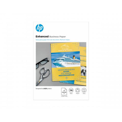 HP CG965A CONF 100 FOGLI CARTA PER STAMPANTI LASER 150 GR/M2 COLORE BIANCO SATINATO