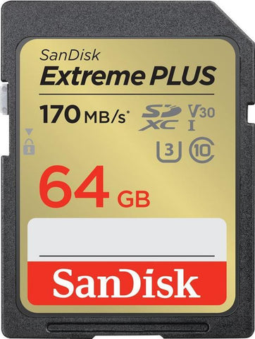 SanDisk Extreme PLUS Speicherkarte 64 GB (SDSDXW2-064G-GNCIN)