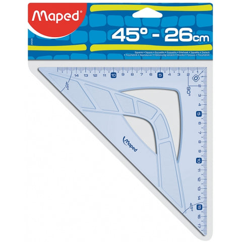 MAPED SQUADRA IN PLASTICA IMPUGNATURA ERGONOMICA 45 26 CM