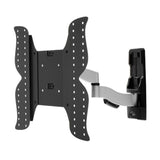 Amer Mounts AMRWEX420 soporte de tavolo para Tv a schermo piatto 139,7 cm [55] Nero, Acciaio inox Parete (ULTRASLIM FULL MOTION - WALL MOUNT VESA400) 