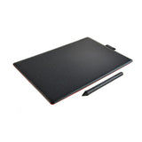Wacom One by Medium tavoletta gráfica 2540 lpi (línea por cámara) 216 x 135 mm USB Nero, Rosso 