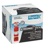 RAPID PUNTI METALLICI ZINCATI 9/14 MM PER ALTI SPESSORI CONFEZIONE 5.000 PUNTI