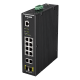 D-LINK DIS-200G-12PS SWITCH DI RETE GESTITO L2 GIGABIT ETHERNET (10/100/1000) NERO SUPPORTO POWER OVER ETHERNET (POE)