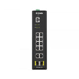 D-Link DIS-200G-12S switch di rete Gestito L2 Gigabit Ethernet [10/100/1000] Nero (12 Port L2 Industrial Smart - Managed Switch with 10 x - 1GBaseT[X] ports & 2 x SFP ports - Warranty: 60M)