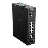 D-Link DIS-200G-12S switch di rete Gestito L2 Gigabit Ethernet [10/100/1000] Nero (12 Port L2 Industrial Smart - Managed Switch with 10 x - 1GBaseT[X] ports & 2 x SFP ports - Warranty: 60M)