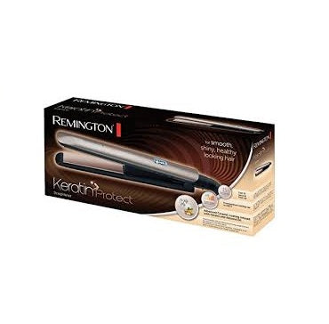 REMINGTON S8540 PIASTRAPER CAPELLI RIVESTIMENTO CERAMICO CON CHERATINA E OLIO DI MANDORLE 9 IMPOSTAZIONI DI TEMPERATURA MARRONE DORATO