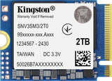 Kingston NV3 - SSD - 2 TB - PCIe 4.0 x4 (NVMe) (SNV3SM3/2T0)