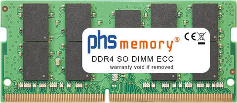 PHS-memory 32GB RAM Speicher DDR4 SO DIMM ECC 3200MHz PC4-25600-P 260 Pin DIMM 1,2 Volt (SP520353)