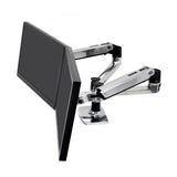 Ergotron LX Series 45-245-026 supporto da tavolo per Tv a schermo piatto 68,6 cm (27") Morsa/Bullone di ancoraggio Argento
