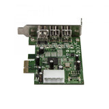 STARTECH PEX1394B3LP SCHEDA ADATTATORE PCI EXPRESS FIREWIRE 2B 1A 1394 A BASSO PROFILO 3 PORTE