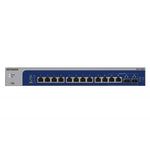 NETGEAR XS512EM Gestito L2 10G Ethernet [100/1000/10000] 1U Blu, Grigio (12P.10-GB ETH SMART MGD SWITCH - MGD PLUS GIGABIT/MULTI-GIGABIT)
