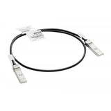 Aruba, a Hewlett Packard Enterprise company 10G SFP+ / SFP+ 1m cavo InfiniBand SFP+ Nero