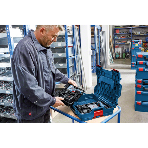 Bosch 1 600 A01 2G0 valigetta porta attrezzi Blu, Rosso