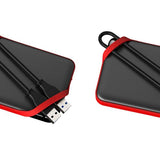 Silicon Power Armor A62 disco rigido esterno 4 TB Nero, Rosso (SILICON POWER Armor A62 - 4TB - USB 3.)