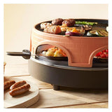 Emerio PO-113255.4 griglia per raclette 1500 W Nero, Marrone