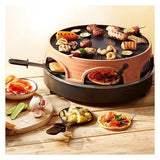 Emerio PO-113255.4 griglia per raclette 1500 W Nero, Marrone