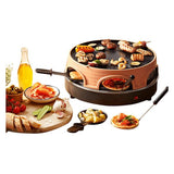 Emerio PO-113255.4 griglia per raclette 1500 W Nero, Marrone