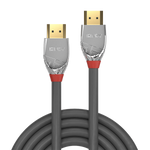 LINDY 37874 CAVO HDMI 4K HIGH SPEED CROMO LINE 5 MT GRIGIO ARGENTO