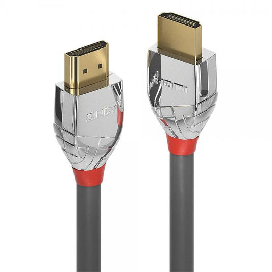 LINDY 37874 CAVO HDMI 4K HIGH SPEED CROMO LINE 5 MT GRIGIO ARGENTO