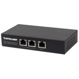 Intellinet 561266 switch di rete Non gestito Gigabit Ethernet [10/100/1000] Supporto Power over Ethernet [PoE] Nero (2-Port Gigabit High-Power - PoE+ Extender Repeater - Warranty: 12M)