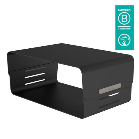 Dataflex Addit Bento rialzo monitor - regolabile 123 (Dataflex Addit Bento monitor riser - adjustable 123 - black [1Year warranty])