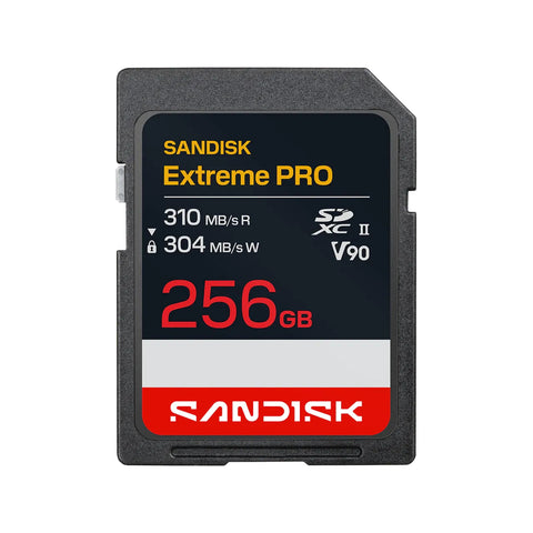 SanDisk Extreme PRO - Flash-Speicherkarte - 256 GB - Video Class V90 / UHS-II - SDXC UHS-II (SDSDXDE-256G-GN4IN)
