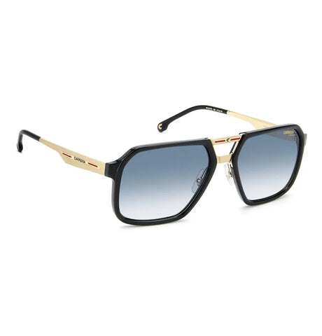 Occhiali da sole da uomo Carrera VICTORY C 27/S NERO ORO/BLU SCURO SFUMATO 59/19/145 ***